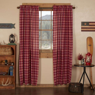 Braxton Scalloped Panel Country Style Curtain Set of 2 84